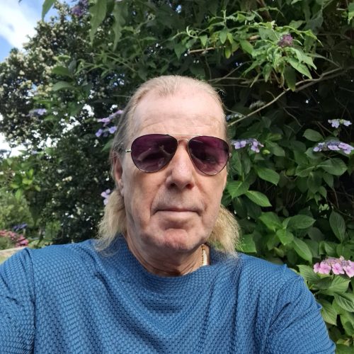 Author Andy Owen at home in Cornwall 2026